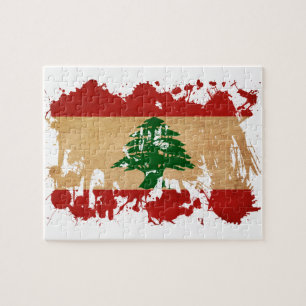 Puzzle Drapeau du Liban