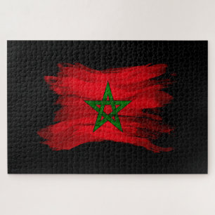 Puzzle Drapeau du Maroc bracelet, drapeau national