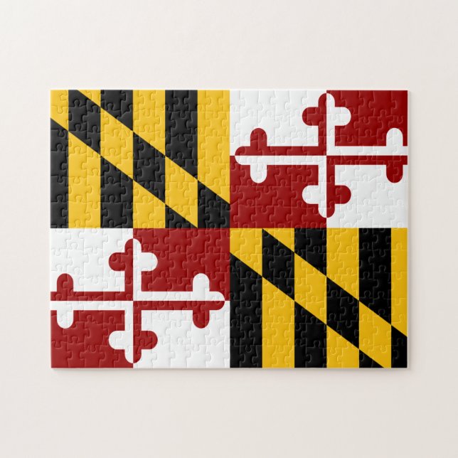 Puzzle Drapeau du Maryland (Horizontal)