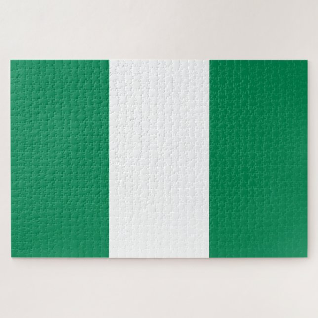Puzzle Drapeau du Nigeria (Horizontal)