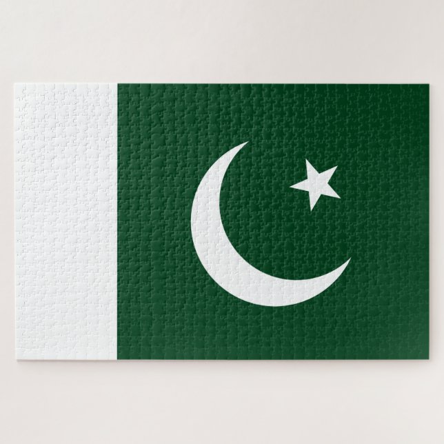 Puzzle Drapeau du Pakistan (Horizontal)
