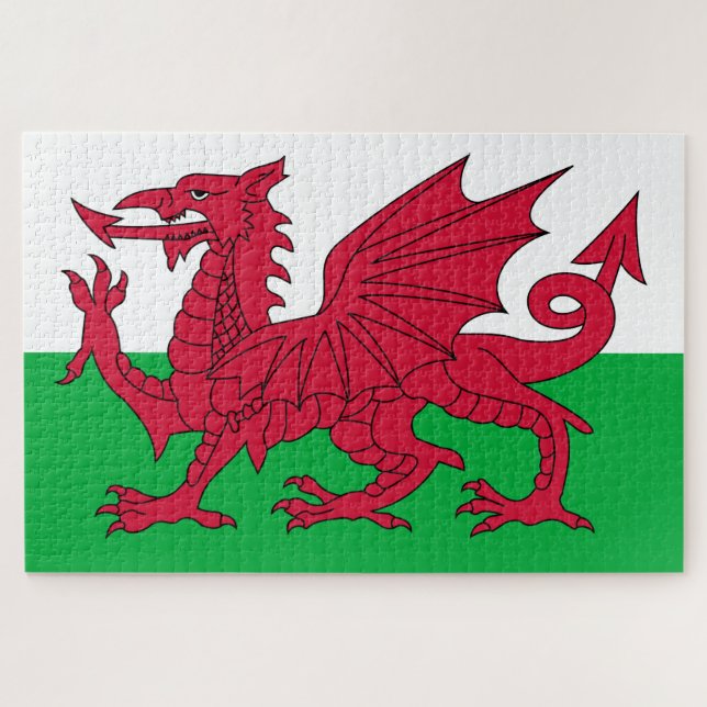Puzzle Drapeau du Pays de Galles (Horizontal)