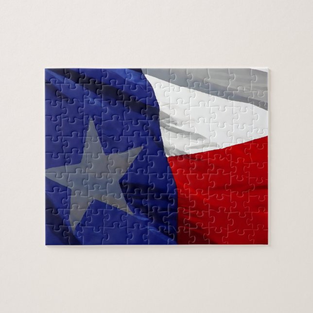 Puzzle Drapeau du Texas Pop Art (Horizontal)