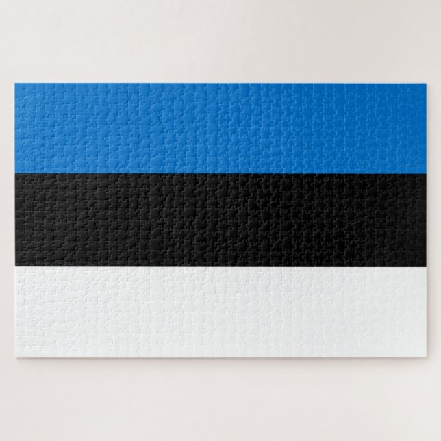 Puzzle Drapeau estonien (Horizontal)