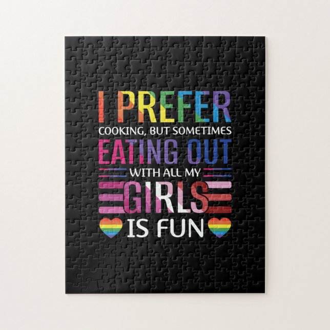 Puzzle Drapeau gay de la fierté bisexuelle LGBTQ (Vertical)