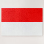 Puzzle Drapeau indonésien (Indonésie)<br><div class="desc">Ce dessin présente le drapeau national de l'Indonésie, qui est un pays insulaire en Asie du Sud-Est et en Océanie, entre les océans Indien et Pacifique. Elle est actuellement le quatorzième pays du monde par superficie et abrite près de 300 millions d'habitants, ce qui en fait le quatrième pays le...</div>