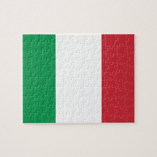 Puzzle Drapeau italien (Horizontal)