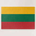 Puzzle Drapeau lituanien (Lituanie)<br><div class="desc">Ce dessin présente le drapeau national de la Lituanie, un pays de la région balte de l'Europe. Le pays est situé le long de la rive sud-est de la mer Baltique, au sud-est de la Suède et du Danemark. La Lituanie est bordée par la Lettonie au nord, la Biélorussie à...</div>