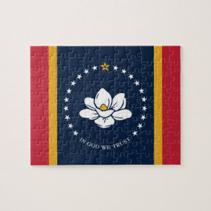 Puzzle Drapeau Mississippi 2020 Nouveau