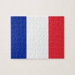 Puzzle Drapeau national du monde de la France<br><div class="desc">Voulez que tout le monde sache vous représentez un certain pays ? Montrez votre fierté nationale avec ce drapeau du produit du monde. Cet article montre un drapeau du monde comportant le drapeau de la France. Visitez l'affiche de drapeaux du monde chez https://www.zazzle.com/worldflagsposter pour plus de produits comportant des drapeaux...</div>