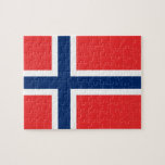 Puzzle Drapeau norvégien<br><div class="desc">Drapeau norvégien</div>