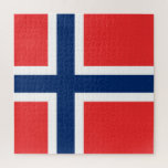Puzzle Drapeau norvégien<br><div class="desc">Drapeau norvégien</div>