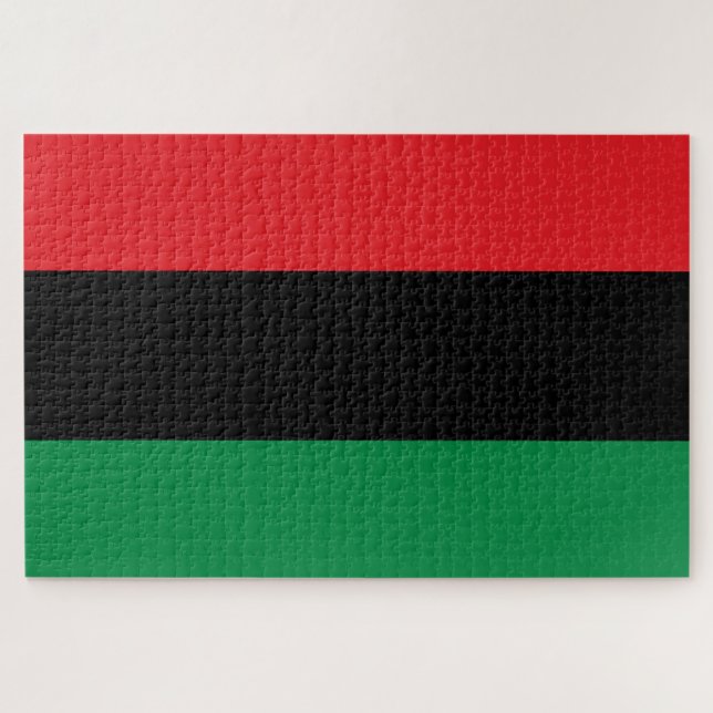 Puzzle Drapeau panafricain UNIA (Horizontal)