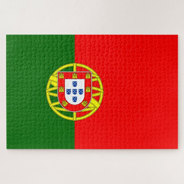 Puzzle Drapeau portugais (Portugal) (Horizontal)