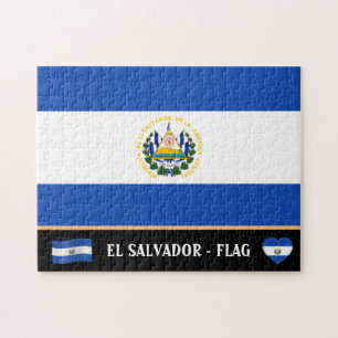 Puzzle Drapeau salvadorien & Pays salvadorien / El Salvad