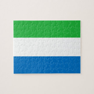 Puzzle Drapeau Sierra-Léonais