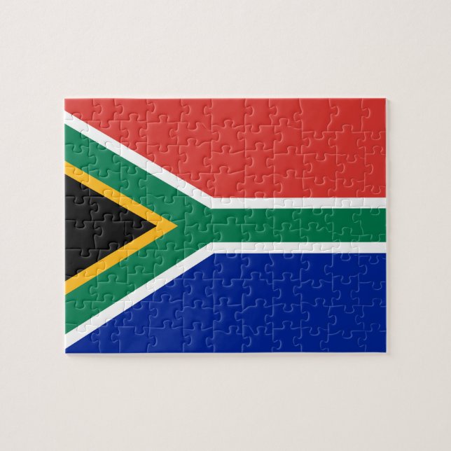 Puzzle drapeau sud-africain (Horizontal)