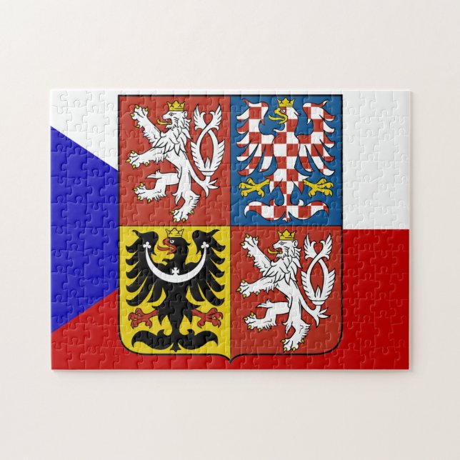 Puzzle Drapeau tchèque (Horizontal)