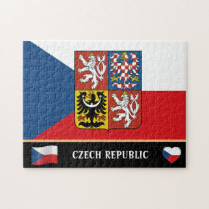 Puzzle Drapeau Tchèque & Pays Tchèque / République Tch
