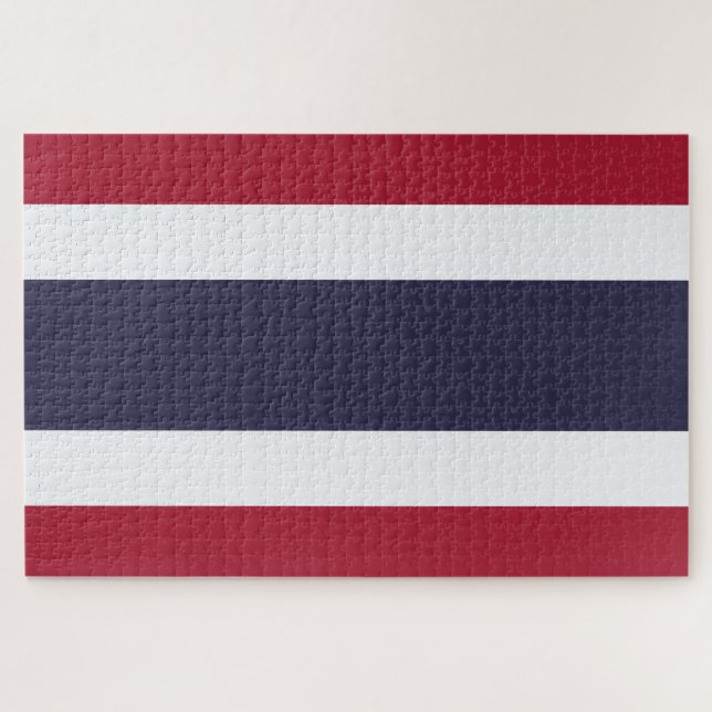Puzzle Drapeau thaïlandais (Thaïlande) (Horizontal)