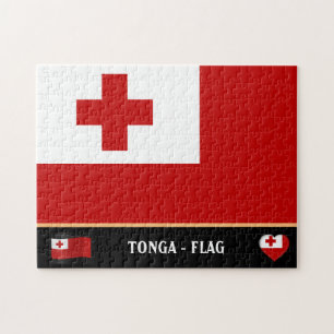 Puzzle Drapeau Tonga & Tongan / Tonga