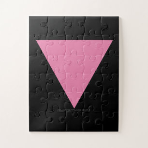 Puzzle Drapeau triangle rose de SlipperyJoe's symbole ros