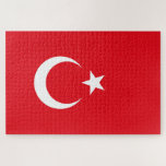 Puzzle Drapeau turc<br><div class="desc">Puzzle du drapeau turc. Vous pouvez ajouter votre propre texte ou graphique en cliquant sur "personnaliser plus loin"</div>