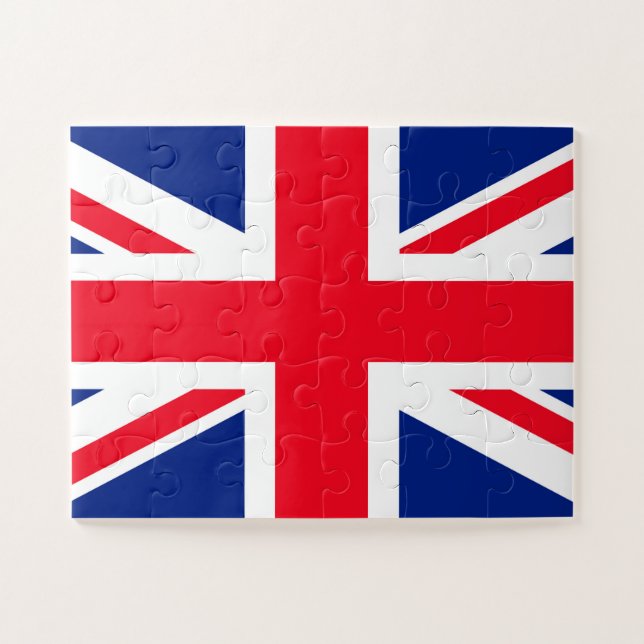 Puzzle Drapeau Union Jack du Royaume-Uni (Horizontal)