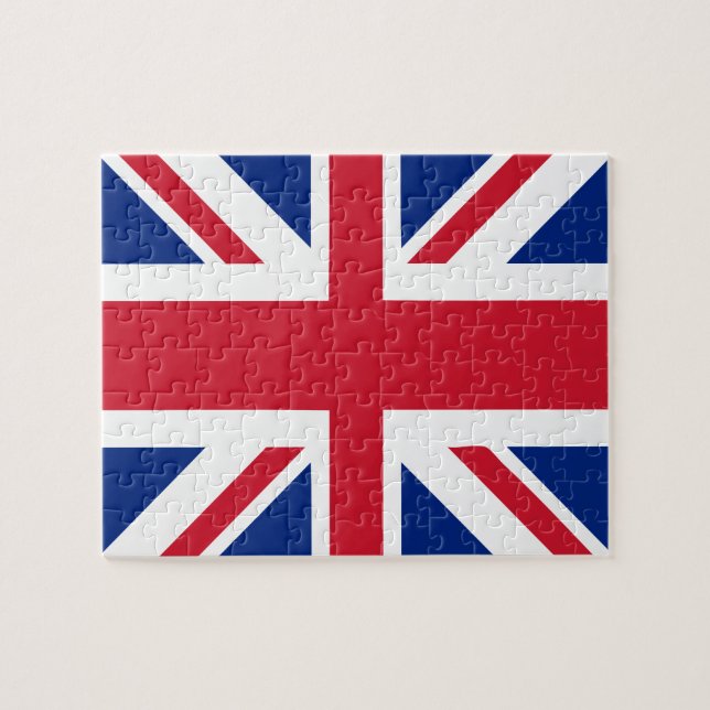 Puzzle Drapeau Union Jack Royaume-Uni UK (Horizontal)