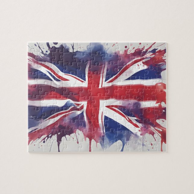 Puzzle Drapeau Union Jack UK (Horizontal)