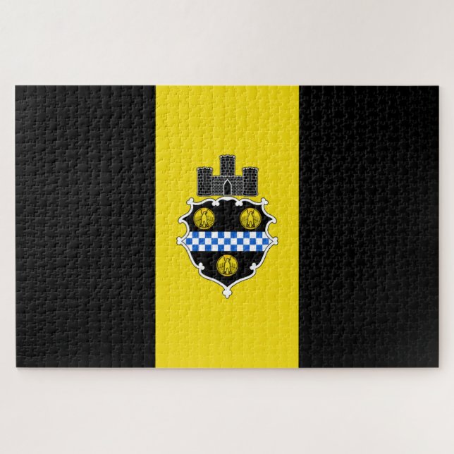 Puzzle Drapeau urbain de Pittsburgh (Pennsylvanie) (Horizontal)