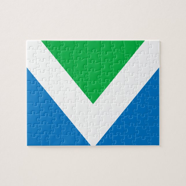 Puzzle Drapeau végan international (Horizontal)