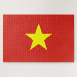 Puzzle Drapeau vietnamien (Vietnam)<br><div class="desc">Ce dessin présente le drapeau national du Vietnam (officiellement connu sous le nom de République socialiste du Vietnam), un pays d'Asie du Sud-Est. C'est le pays le plus à l'est de la péninsule indochinoise. Le Vietnam a des frontières terrestres avec la Chine au nord, et le Laos et le Cambodge...</div>