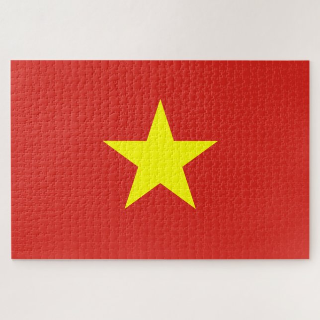Puzzle Drapeau vietnamien (Vietnam) (Horizontal)