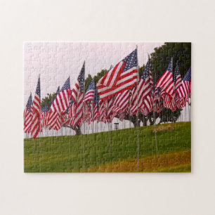 Puzzle Drapeaux commémoratifs du 9-11.