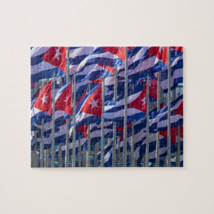 Puzzle Drapeaux cubains, La Havane, Cuba