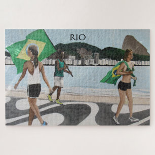 Puzzle drapeaux de plage de Rio