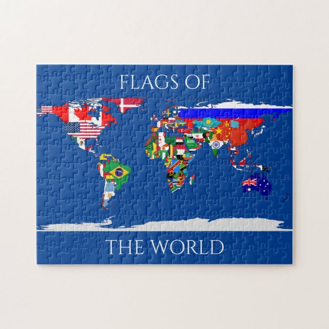 Puzzle drapeaux du monde (Horizontal)