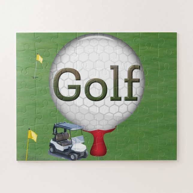 Puzzle Drapeaux du panier composite Golf (Horizontal)