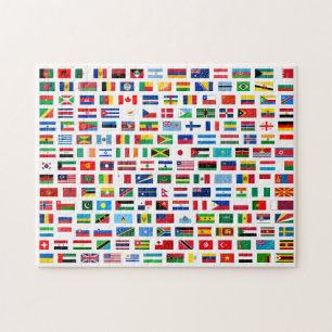 Puzzle Drapeaux mondiaux