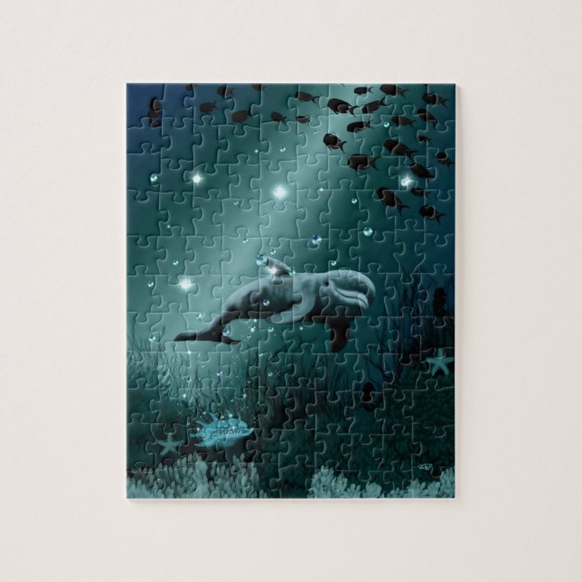 Puzzle Dream dauphin (Vertical)