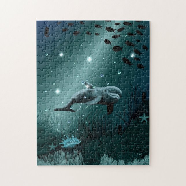 Puzzle Dream dauphin (Vertical)