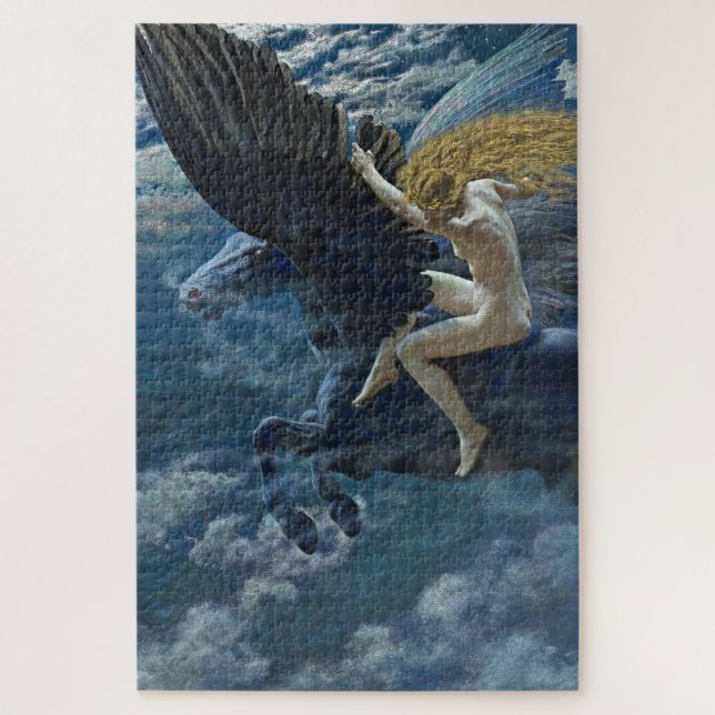 Puzzle « Dream Idyll - Une Walkyrie » par Edward Robert H (Vertical)