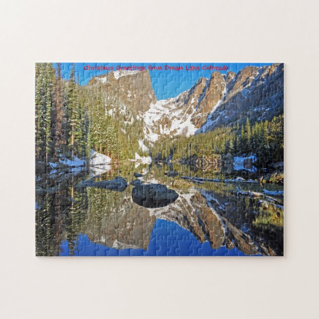 Puzzle Dream Lake Colorado USA en puzzle. (Horizontal)