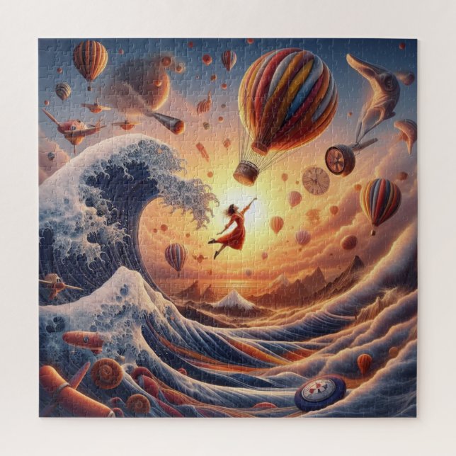 Puzzle Dream Weaver's Journey : Imaginaire Hot Air Balloo (Vertical)