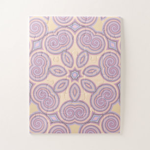 Puzzle Dreamy Swirls - Pastel Motif psychédélique