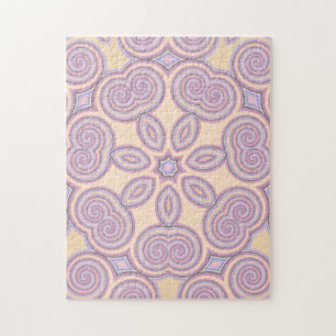 Puzzle Dreamy Swirls - Pastel Motif psychédélique