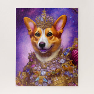 Puzzle drôle de chien   Corgi Queen