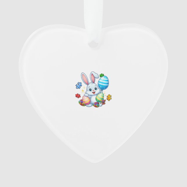 Puzzle drôle de sensibilisation à l'autisme Lapin  (devant)