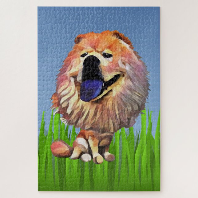 Puzzle Drôle Drôle Cartoon Chow Chien Chow 1014 Piece Puz (Vertical)
